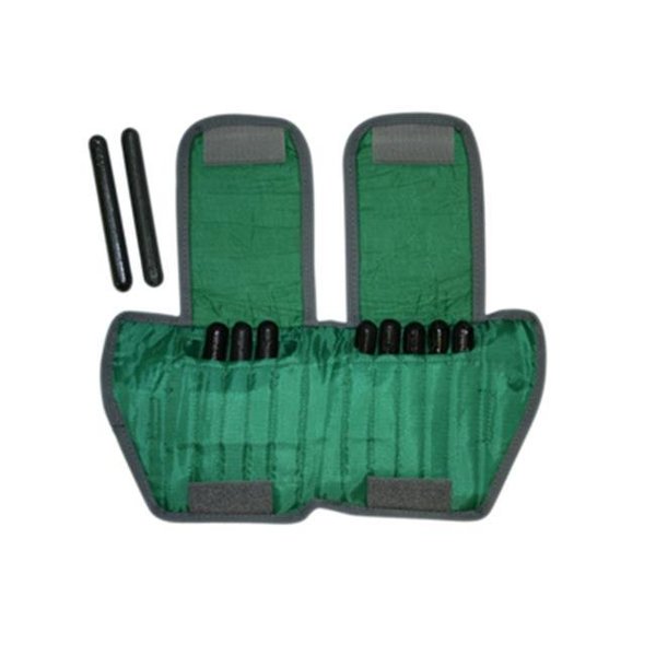 Fabrication Enterprises Fabrication Enterprises 10-3331-1 Cando Adjustable Ankle Weight; Green - 5 lbs 10-3331-1